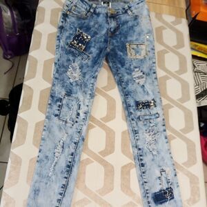 Light blue jean, skinny girls TRAFFIC Jeans, size 12
